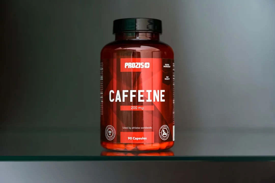 Caffeine and Focus: Dose, Timing, and Study Rules Vitamin B12 tablets beside a study plan asking does caffeine help you focus adhd, with cutoff and cycling notes