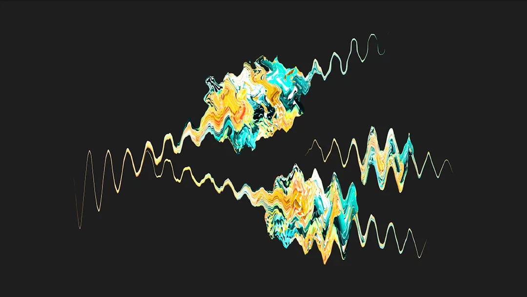 Music vs Background Noise for Studying Sound wave graphic for sound setup tips—does music help you study or distract you with noise options
