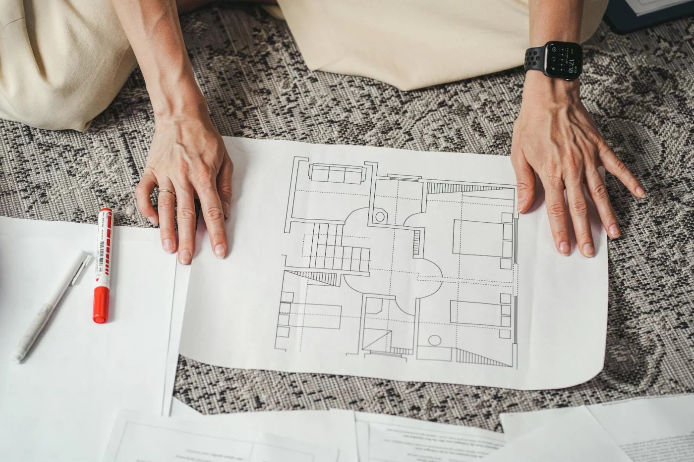Floor plan layout illustrating memory palace technique examples for beginners using rooms to organize recall