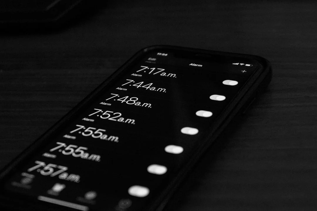 How to Stop Phone Addiction for Students Without Going Offline Cell phone on a table during a screen time audit, a practical first step in how to stop phone addiction for students