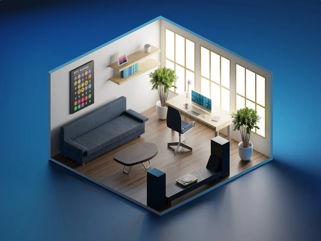 Living room with a TV and chairs, showing how to study in a noisy house using real-home setup ideas