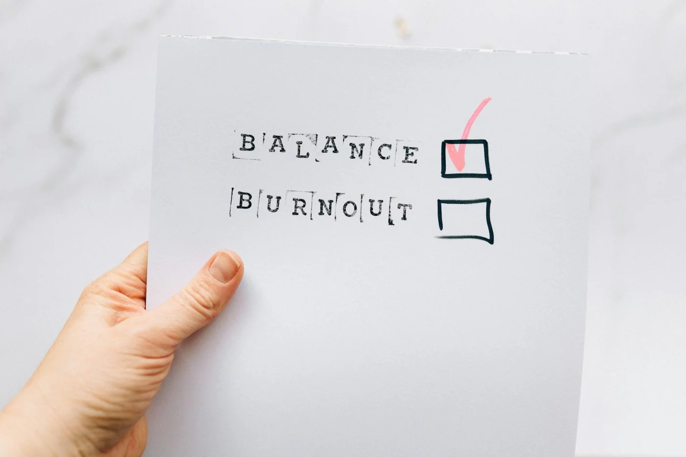 FAQ checklist on balance over burnout answering what weekend habits are best for brain health
