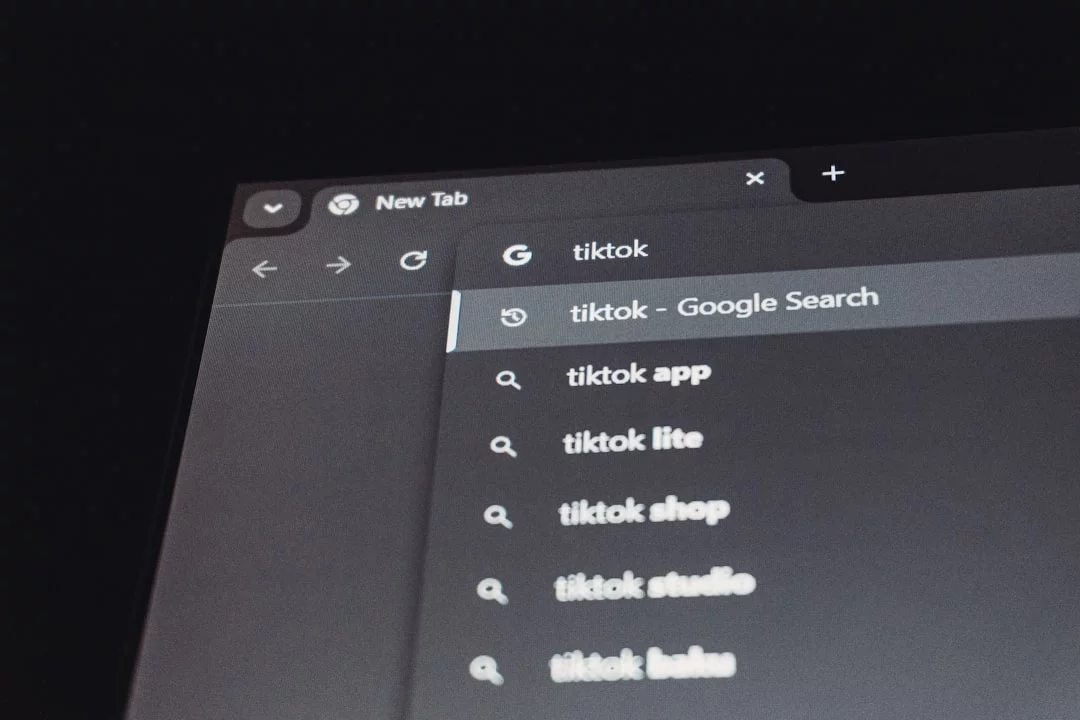 Google search suggestions for TikTok, showing why a website blocker extension for Chrome should prevent easy workarounds