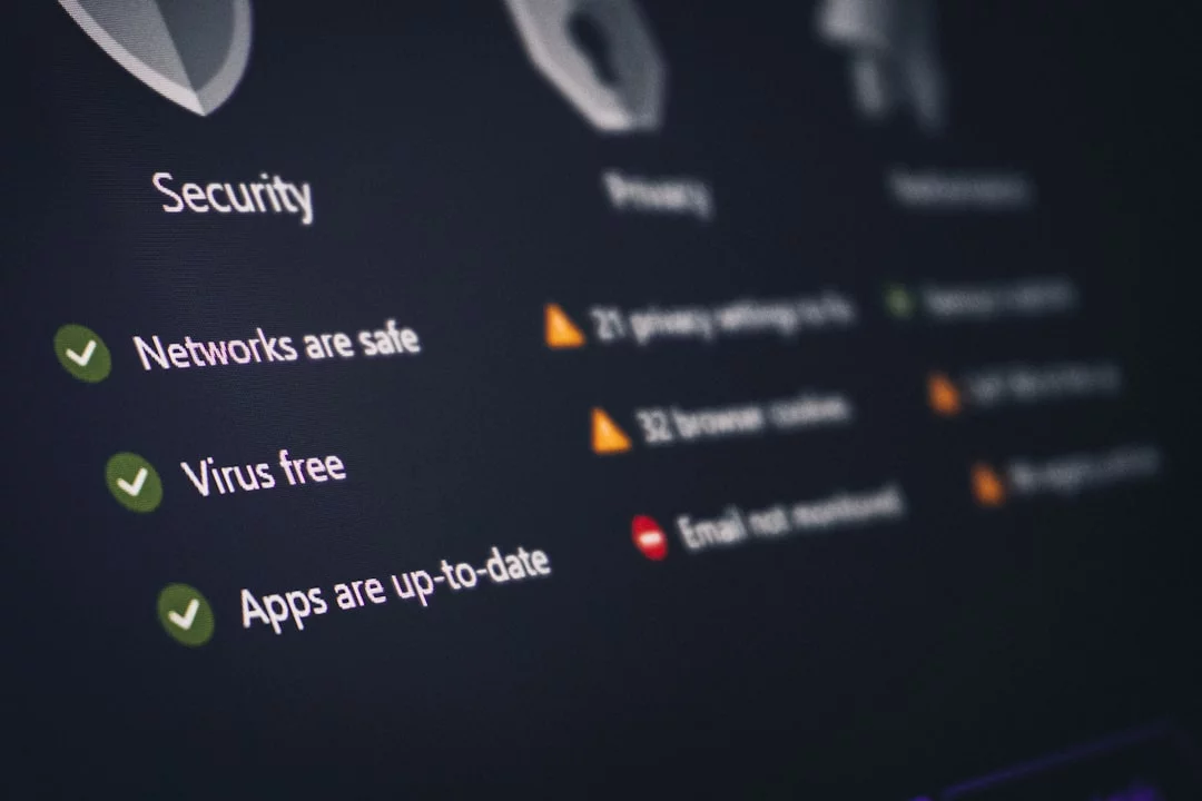 Security and privacy dashboard status shown in a website blocker extension for Chrome FAQ section